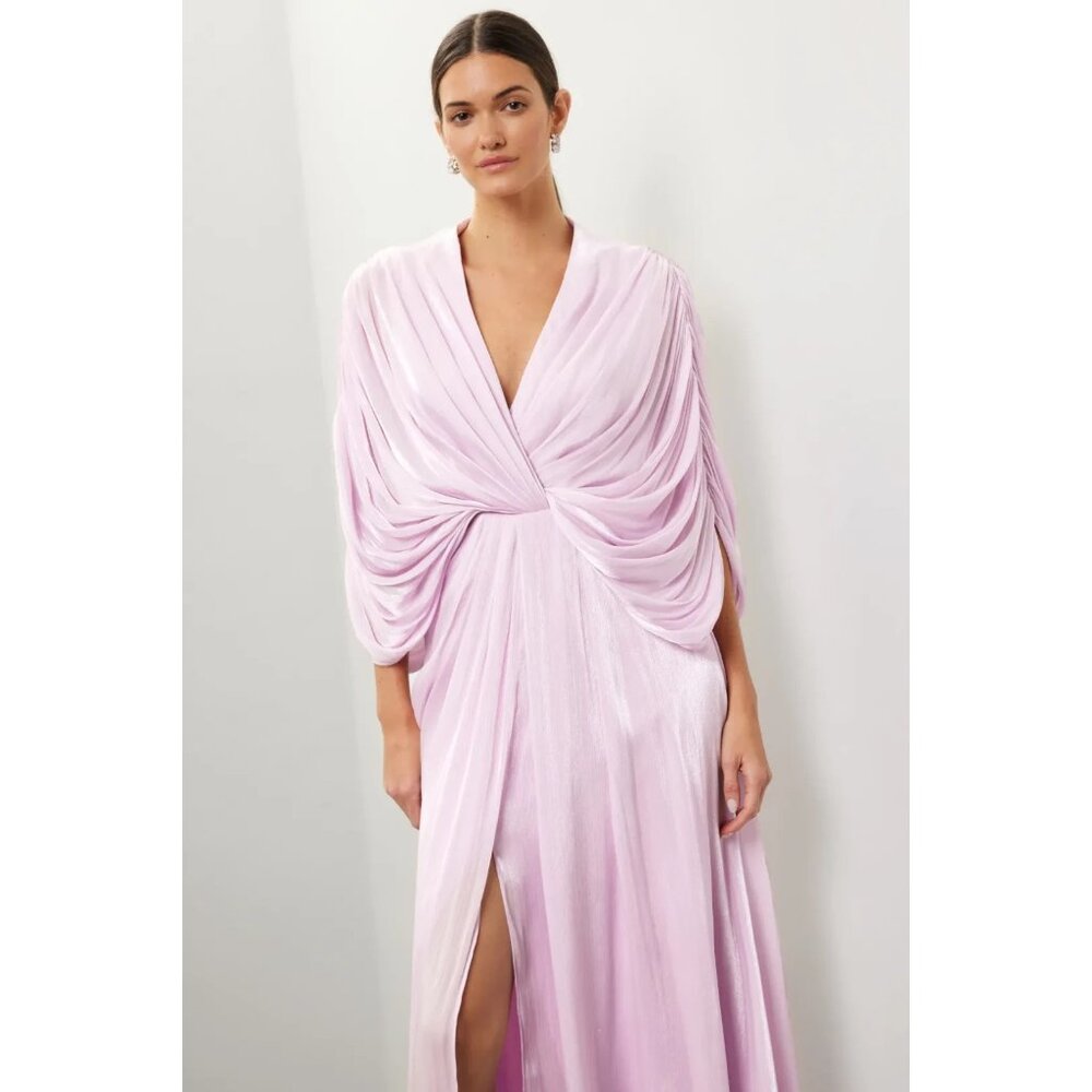 Badgley Mischka Drape Dolman Gown Women’s Size 0 Retail $880